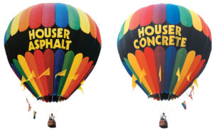 House Concrete and Asphalt balloons