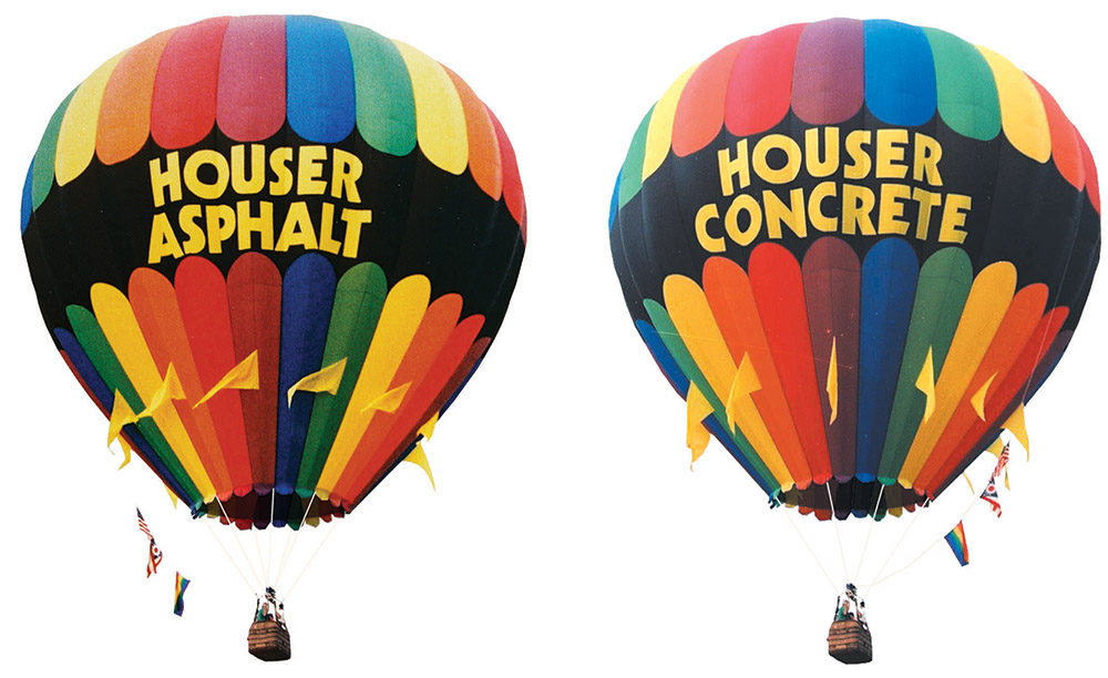 House Concrete And Asphalt Balloons