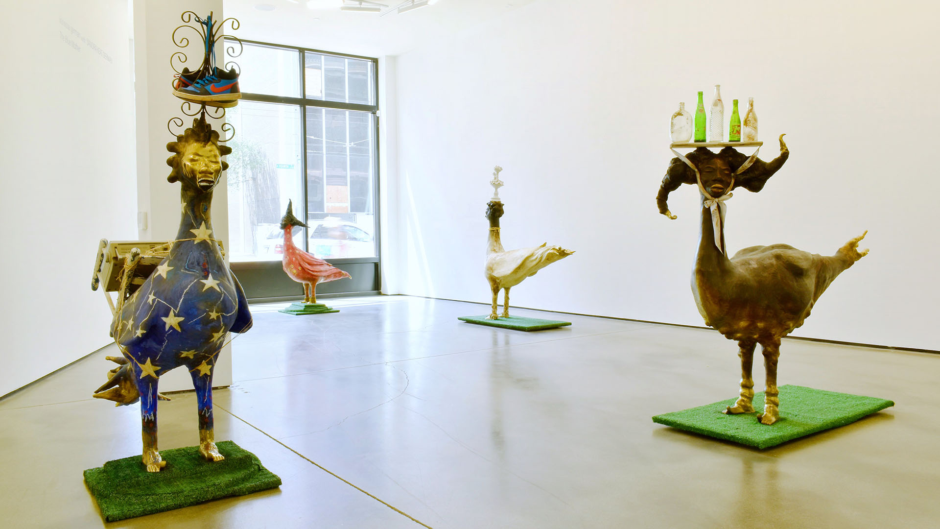 Vanessa german and Sandra Keat German sculptures