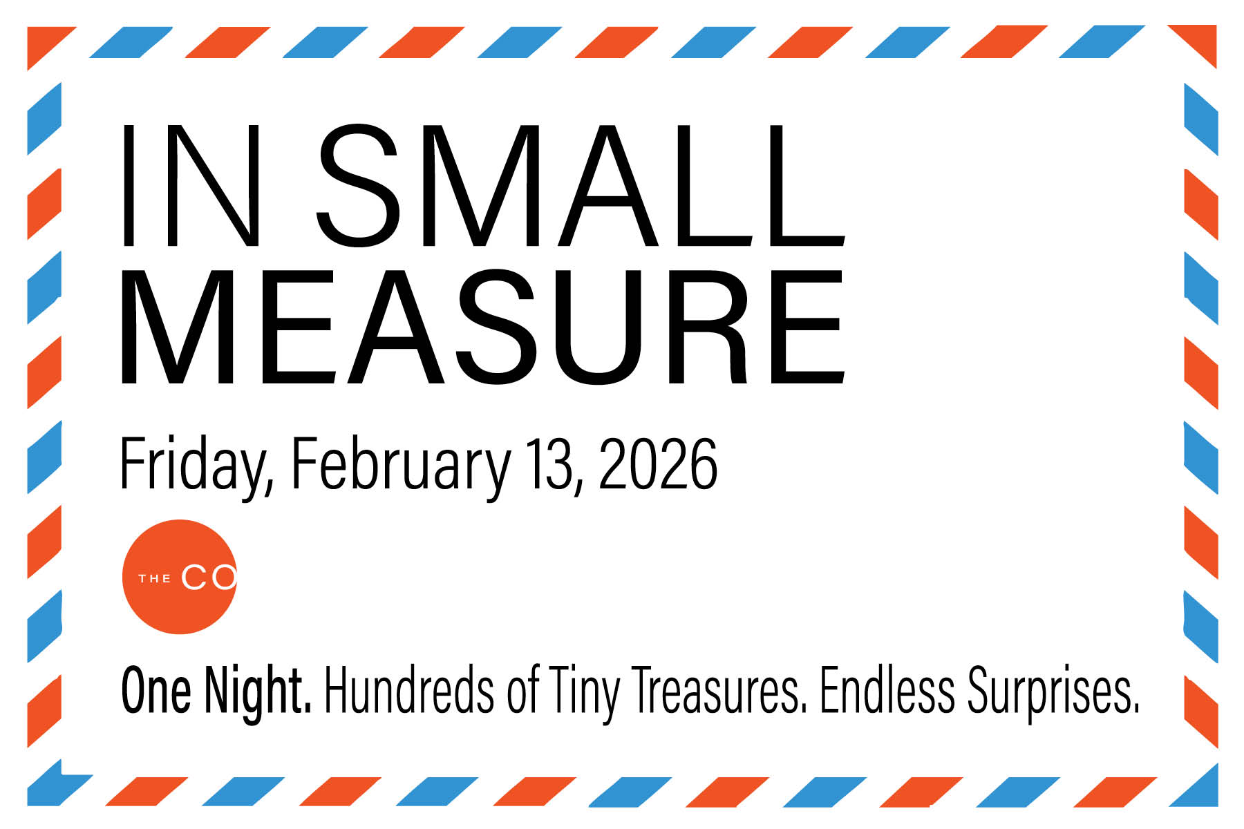 In Small Measure 4x6 postcard